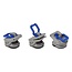 ProPlus Schroefloze voortentclips - lichtgewicht nylon - set van 3 - grijs/blauw