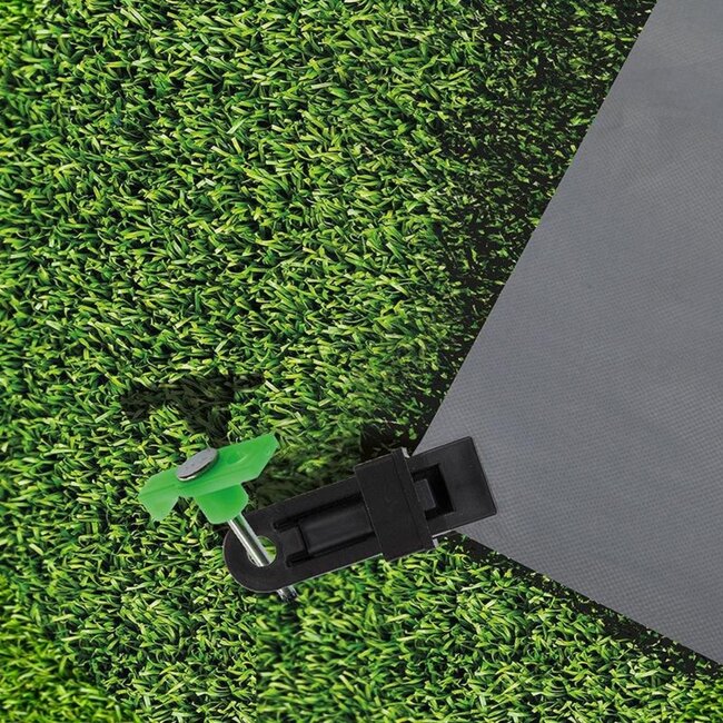 ProPlus Tenttapijtclips - Klem Model - Versterkte Grip - 83 x 32 x 21 mm - 4 stuks