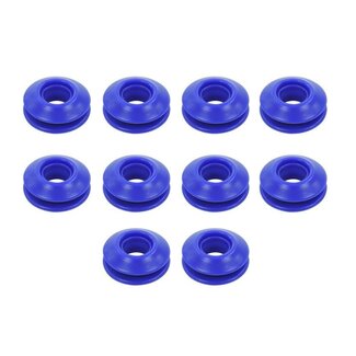 ProPlus Zeilogen - kunststof - 10 mm binnen Ø - 28 mm buiten Ø - blauw - 10 stuks
