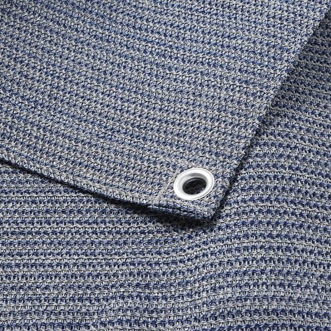 ProPlus Extra stevig tenttapijt - water- en vuildoorlatend - 3 x 4 meter - blauw/wit