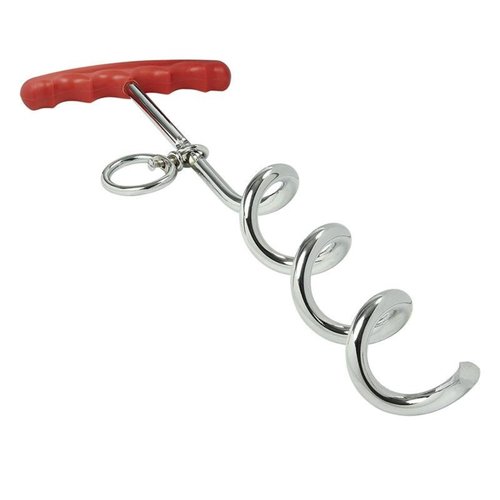Pro Plus Aanlegspiraal - Hondenpen met Handvat en Ring - Lengte 39 cm Pro Plus Aanlegspiraal - Hondenpen met Handvat en Ring - Lengte 39 cm