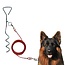 ProPlus Aanlegspiraal voor honden - met handvat, ring en 4,5 meter kabel - 40 cm lang