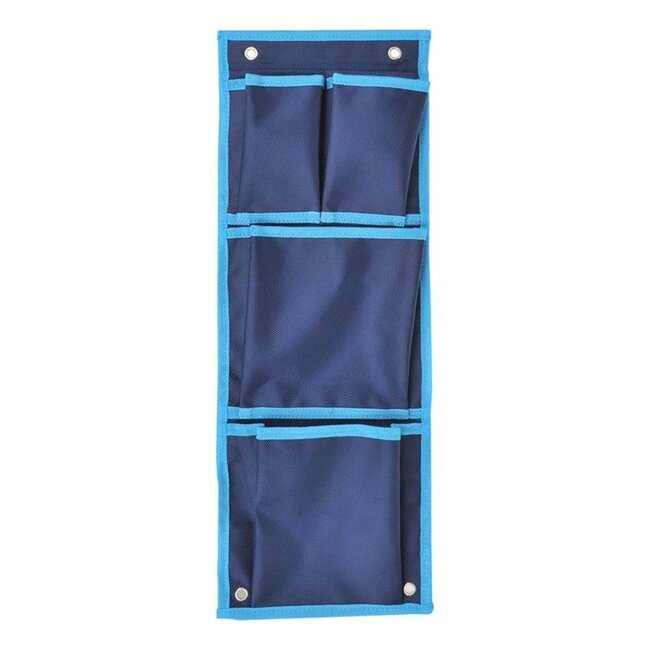 Pro Plus Camping Organizer met Ophangogen - Blauw - 4 Vaks - 20 x 57 cm