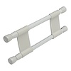 Pro Plus Vastzetstang - Dubbel - Uitschuifbaar van 25.5 t/m 43 cm - Wit Pro Plus Vastzetstang - Dubbel - Uitschuifbaar van 25.5 t/m 43 cm - Wit