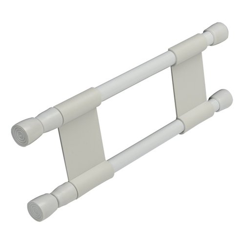 Pro Plus Vastzetstang - Dubbel - Uitschuifbaar van 25.5 t/m 43 cm - Wit Pro Plus Vastzetstang - Dubbel - Uitschuifbaar van 25.5 t/m 43 cm - Wit