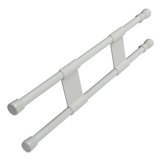 ProPlus Uitschuifbare vastzetstang - dubbel - 41-71 cm - wit