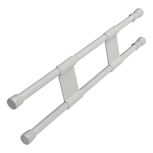 Pro Plus Vastzetstang - Dubbel - Uitschuifbaar van 41 t/m 71 cm - Wit Pro Plus Vastzetstang - Dubbel - Uitschuifbaar van 41 t/m 71 cm - Wit