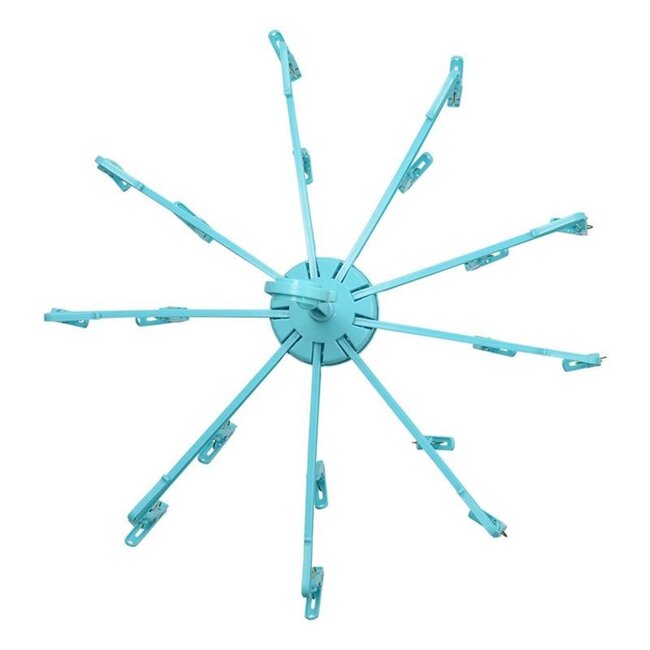 ProPlus Droogcarrousel - 18 knijpers - Ø 48 cm - lichtgewicht - blauw - kunststof