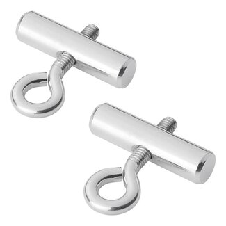 ProPlus Eindstop voor tentrail - Ø 8-10 mm - multifunctioneel - 2 stuks