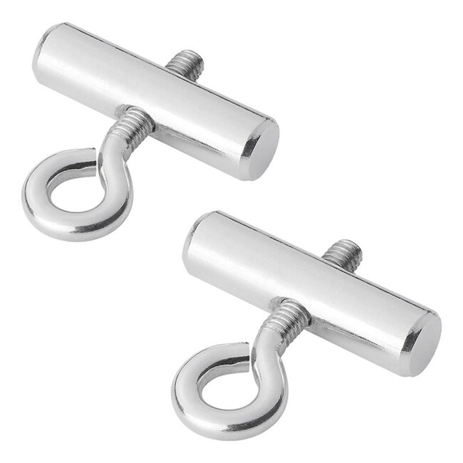 ProPlus Eindstop voor tentrail - Ø 8-10 mm - multifunctioneel - 2 stuks