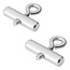 ProPlus Eindstop voor tentrail - Ø 8-10 mm - multifunctioneel - 2 stuks