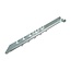 ProPlus Geribbelde stalen tentharing - 30 cm - ideaal voor zachte bodems