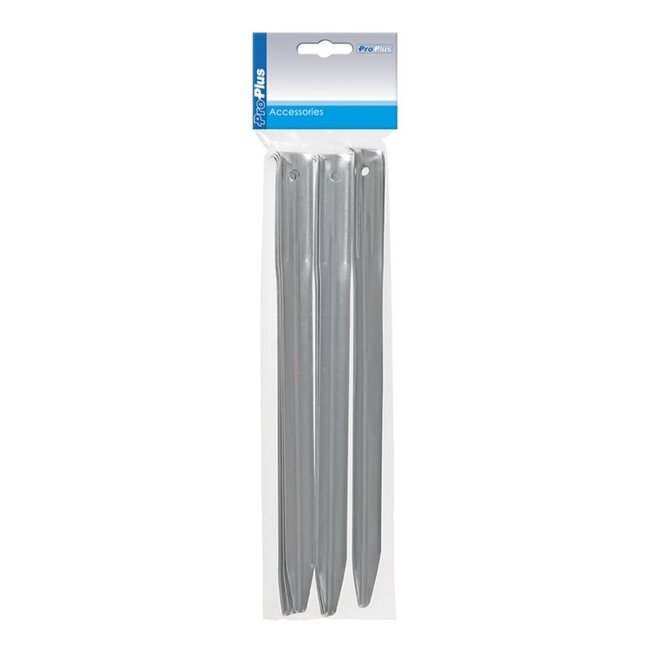 ProPlus Tentharingen - Halfrond - Metaal - 30 cm - Set van 10