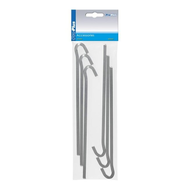 ProPlus Rotspen - Metaal - Vierkant - 22 cm - Set van 6