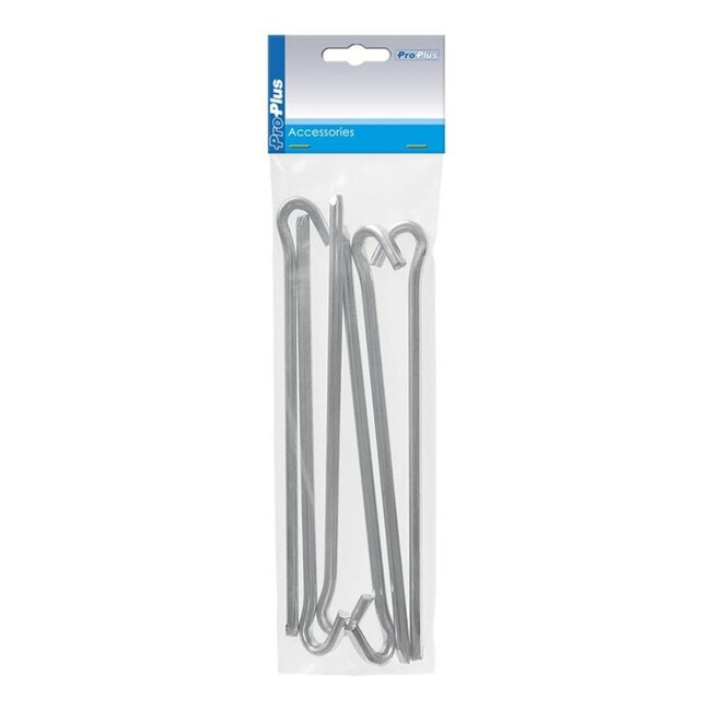 ProPlus Rotspennen - Metaal - Driehoekig - 23 cm - Set van 6 stuks