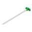 ProPlus Stalen tentharing met kunststof haak - 25 cm - Zilver - Voor zachte bodems