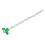 ProPlus Stalen tentharing met kunststof haak - 25 cm - Zilver - Voor zachte bodems