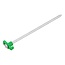 ProPlus Stalen tentharing met kunststof haak - 25 cm - Zilver - Voor zachte bodems