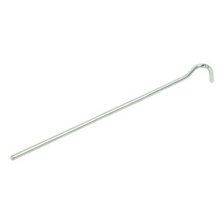 ProPlus Tentharing met open oog - metaal - 22 cm - geschikt voor zachte bodems