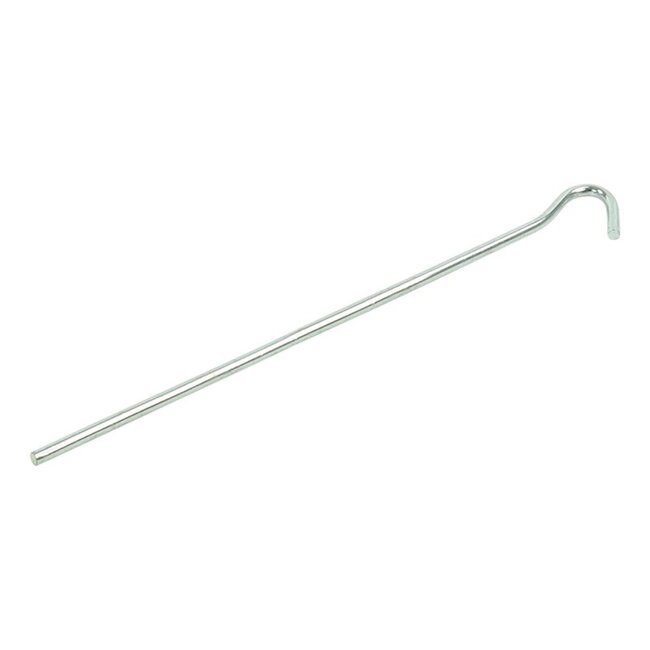 ProPlus Tentharing met open oog - metaal - 22 cm - geschikt voor zachte bodems