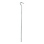 ProPlus Tentharing met open oog - staal - 30 cm - zilver