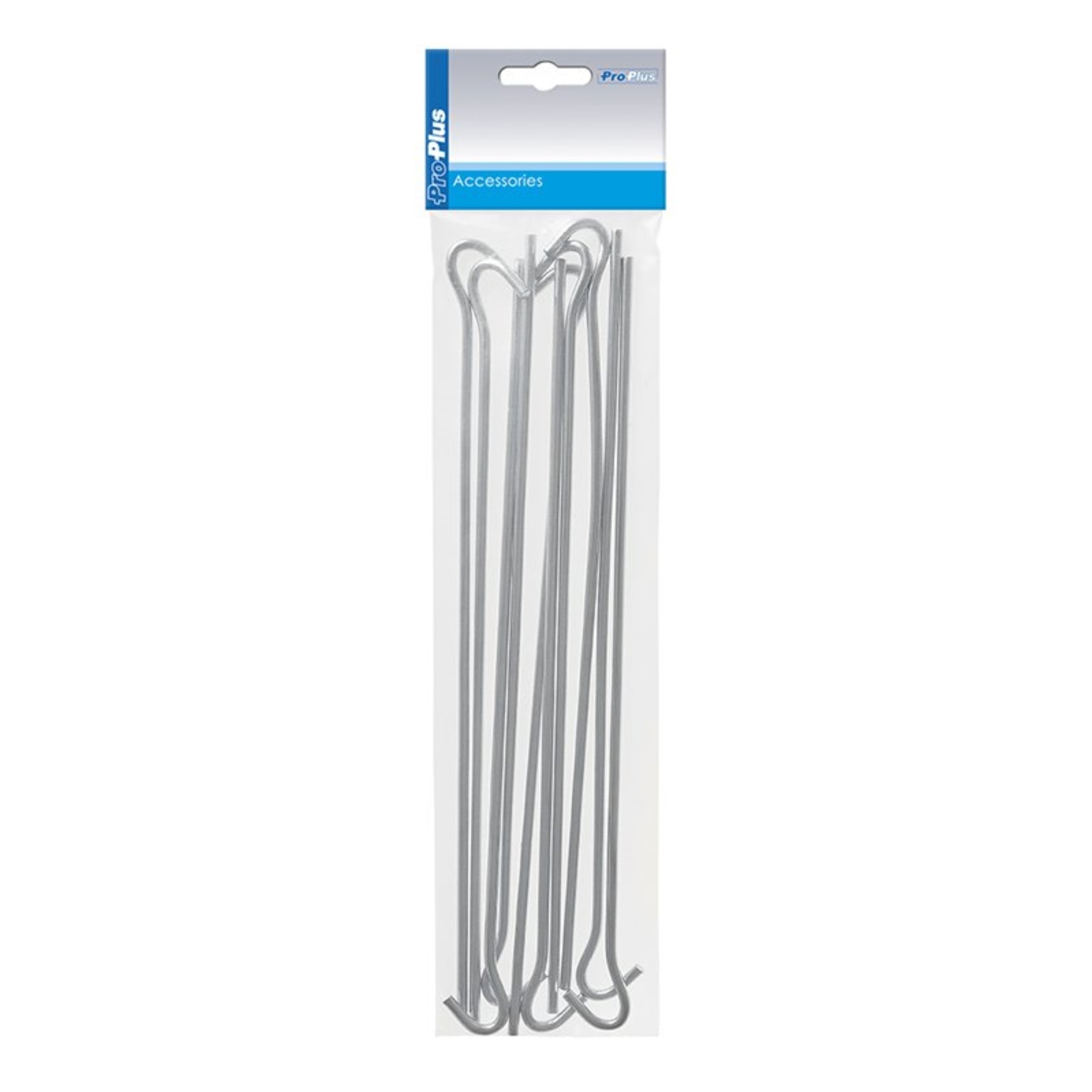 ProPlus Tentharingen - Halfrond Metaal - 22 cm - Set van 10 stuks