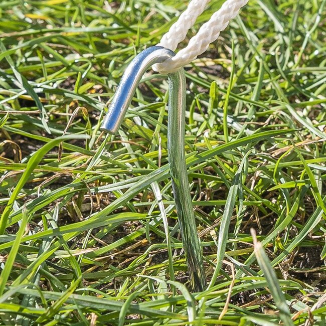 ProPlus Tentharingen met open oog - metaal - 30 cm - set van 10 stuks