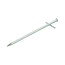 ProPlus Rotspen met dwarspen - metaal - 17 cm - set van 6