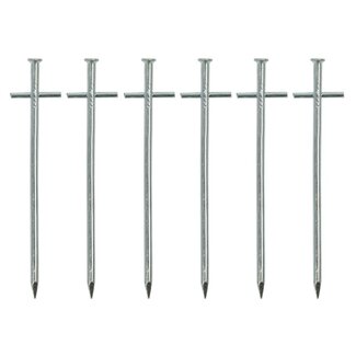ProPlus Rotspen met dwarspen - metaal - 17 cm - set van 6