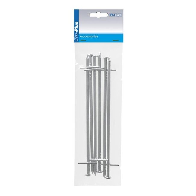 ProPlus Rotspen met dwarspen - metaal - 23 cm - set van 6 stuks