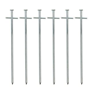 ProPlus Rotspen met dwarspen - metaal - 23 cm - set van 6 stuks