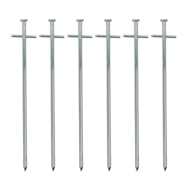 Pro Plus Rotspen met Aangelaste Dwarspen - Metaal - 23 cm - 6 stuks