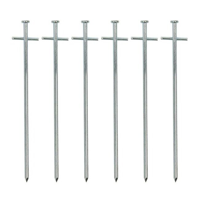 ProPlus Rotspen met dwarspen - metaal - 23 cm - set van 6 stuks