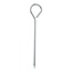 ProPlus Stalen tentharing met oog - 19 cm - Zilver - Geschikt voor zachte bodems