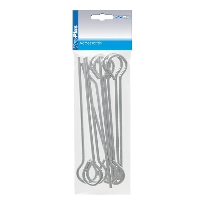 ProPlus Stalen tentharing met oog - 19 cm - 10 stuks - geschikt voor zachte bodems