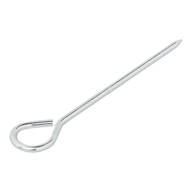 ProPlus Stalen tentharing met oog - 19 cm - 10 stuks - geschikt voor zachte bodems