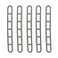 ProPlus Trapspanner - 6-gats - Rubber - 22,5 cm - Grijs - Set van 5