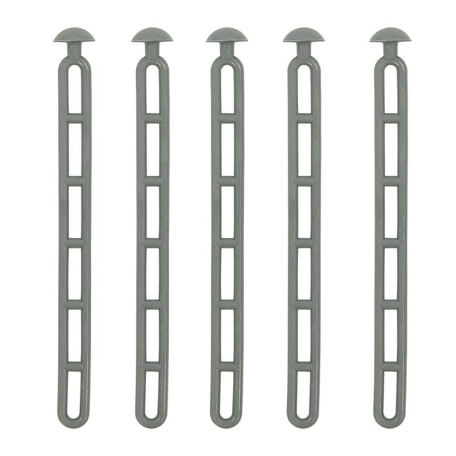 ProPlus Trapspanner met knoop - 23,5 cm - Grijs - 5 stuks