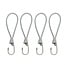 ProPlus Elastische tentspanners met haak - 20 cm - wit - set van 4
