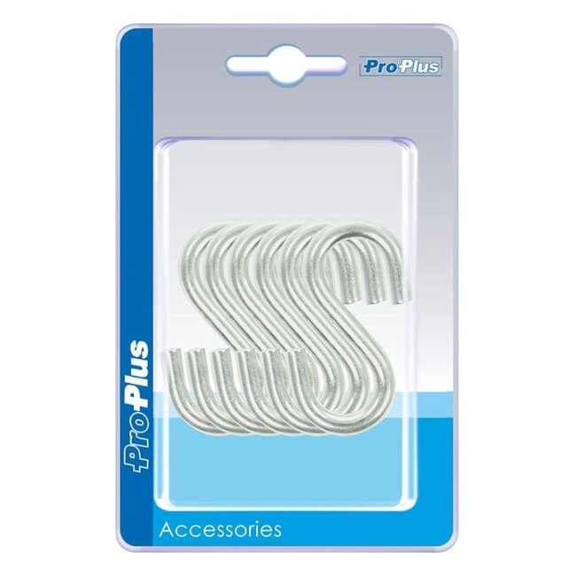 ProPlus S-haak - Ø 6 mm - 5,8 x 2,7 cm - 6 stuks