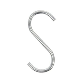 ProPlus S-Haak - Verzinkt Metaal - Ø 4 mm - 6 cm - Per Stuk