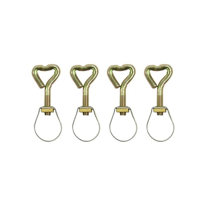 ProPlus Verstelbare stelringen - Ø 21-23 mm - set van 4 - tentaccessoires