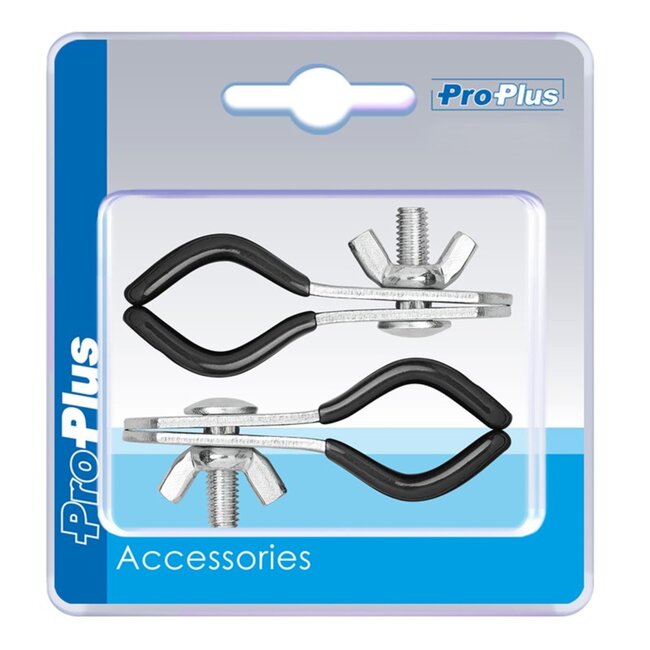 ProPlus Daksteunklem - Staal - Gecoat - Ø 25-28 mm - 65 mm - 2 stuks