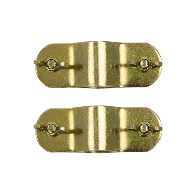 ProPlus Daksteunklem - Dubbel - Metaal - Ø 22-25 mm - 85 mm - 2 stuks