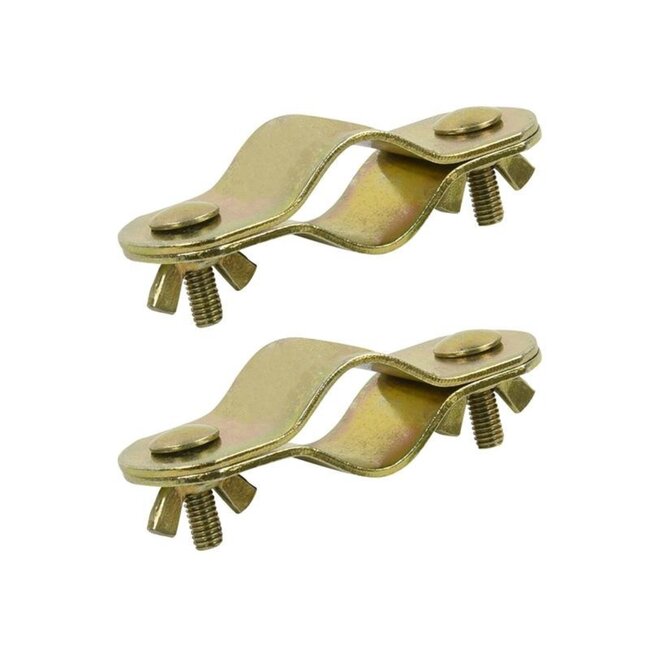 ProPlus Daksteunklem - Dubbel - Metaal - Ø 22-25 mm - 85 mm - 2 stuks