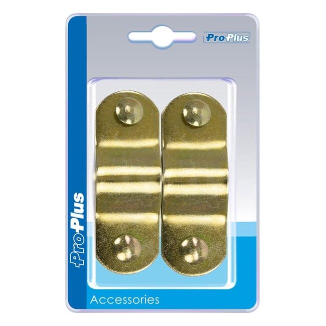 ProPlus Daksteunklem - Dubbel - Metaal - Ø 22-25 mm - 85 mm - 2 stuks