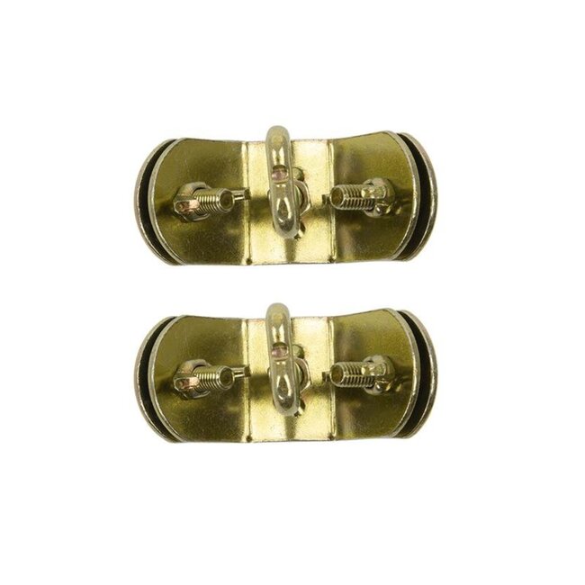 ProPlus Daksteunklem - Hoek - Metaal - Ø 22-25 mm - 2 stuks