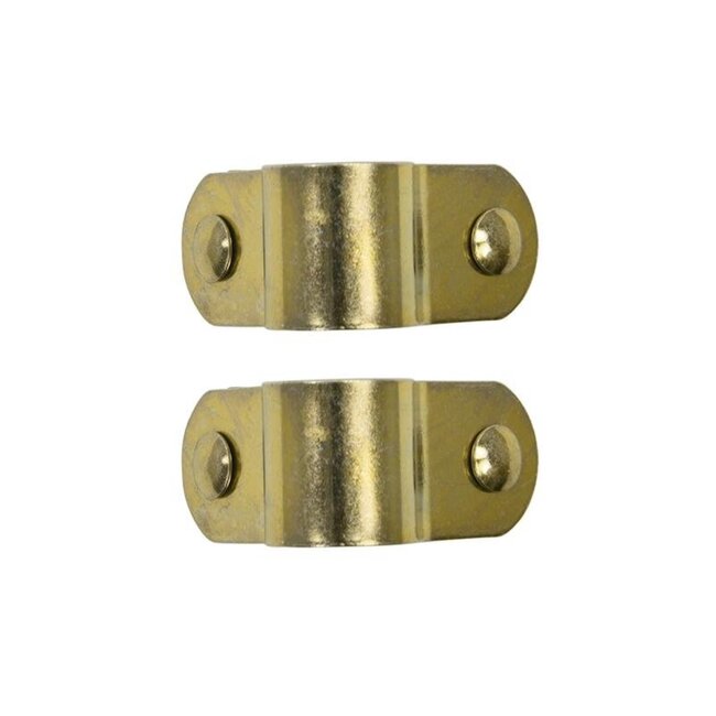 ProPlus Daksteunklem - Hoek - Metaal - Ø 22-25 mm - 2 stuks