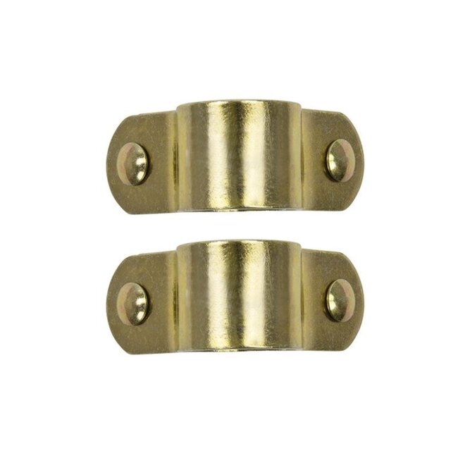 ProPlus Daksteunklemmen - Hoek - Metaal - Ø 28-32 mm - 2 stuks