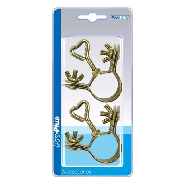 ProPlus Daksteunklemmen - Hoek - Metaal - Ø 28-32 mm - 2 stuks